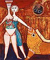 MAX WALTER SVANBERG, Composition with figur...