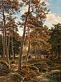 BERNDT LINDHOLM, ON A FOREST PATH. Sign. 18...