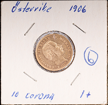392177. GULDMYNT, 10 kroner, Christian IX, Danmark 1900. Vikt ca 4,5 gram.