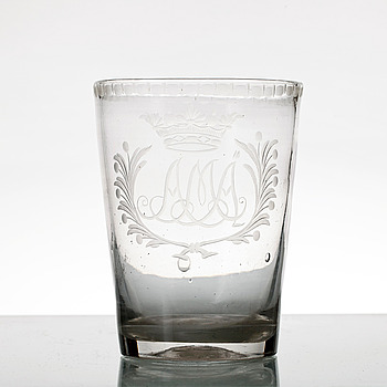 393344. GLAS, Europa, 1700-tal.
