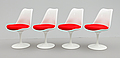 STOLAR, 4 st, "Tulip", Eero Saarinen, Knoll...