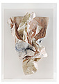 SUSAN WEIL. Papp-relief/Objekt i plexiglasb...