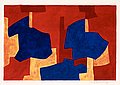 SERGE POLIAKOFF, "Composition jaune, bleue ...