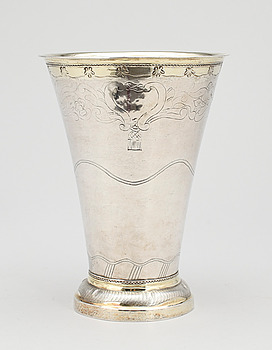 396269. BÄGARE, silver, Stockholm 1770. Vikt ca 310 gram.