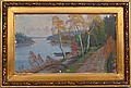 ELLEN FAVORIN, olja på skiva, signerad EF.