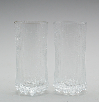 396490. SELTERGLAS, 12 st, Ultima Thule, Tapio Wirkkala, Iittala.