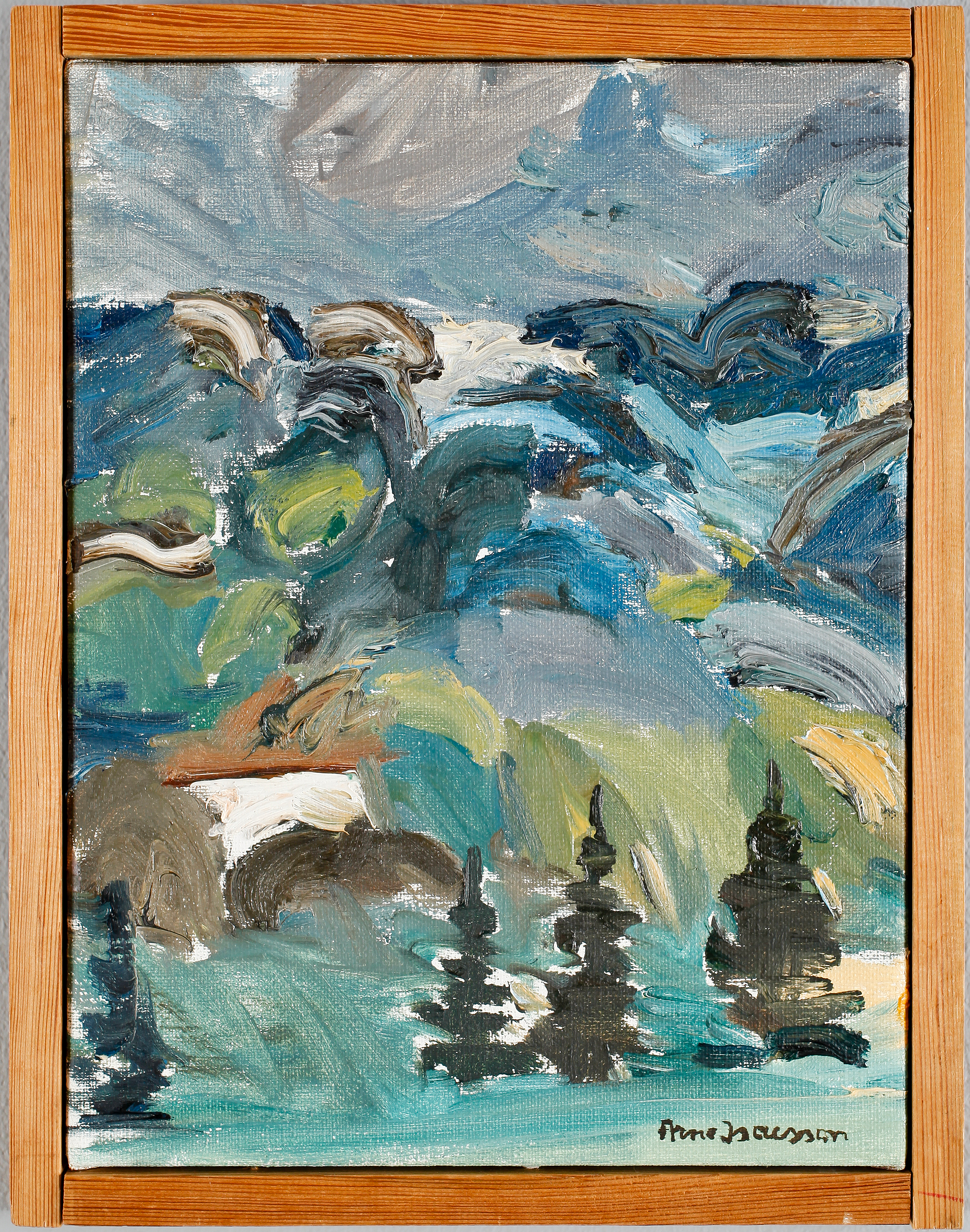 ARNE ISACSSON, olja på duk, signerad. Bukowskis