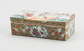 398319. ASK, porslin, Kanton, Kina, 1800-tal.