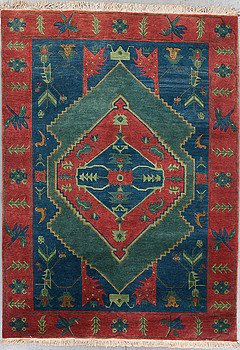 399868. MATTA, Tibet, 1900-talets slut. Ca 232 X 167 cm.