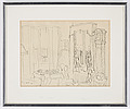 HILDING LINNQVIST, teckning, monogramsigner...