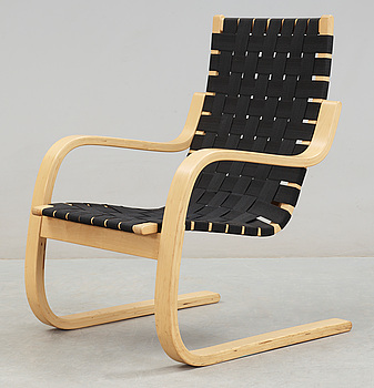 400488. FÅTÖLJ, 406, Alvar Aalto, Artek, Finland, 1900-talets andra hälft.