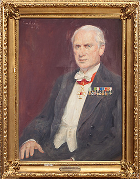 400598. IVAN LINDHÉ, olja på duk, signerad och daterad 1949.