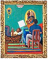 BROR HJORTH, "Interiör" (Interior). Signed ...