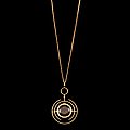 ELIS KAUPPI, A PENDANT, gold 14K, smoky qua...