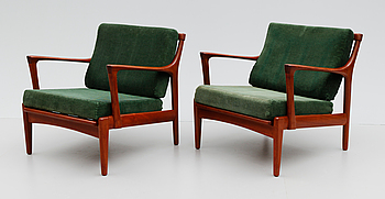 401357. FÅTÖLJER, 1 par, 1960-tal.