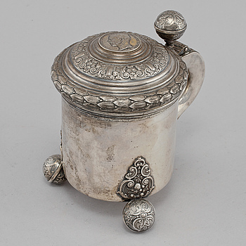 401417. STOP, silver, Carl Gustaf Hallberg, Stockholm, 1943. Vikt 580 g.