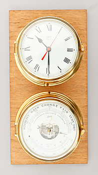 401666. SKEPPSUR OCH BAROMETER, Schatz.