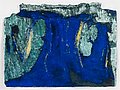 MARIKA MÄKELÄ, COMPOSITION WITH BLUE. Mixed...