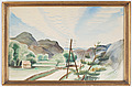 EWALD DAHLSKOG. Gouache på papper, signerad...
