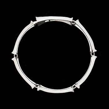 402735. ARMLÄNK, sterlingsilver, Björn Weckström, Lapponia, Finland, 1990. Vikt 25g.