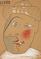 PABLO PICASSO, "Tête de Pierrot". Signed Pi...