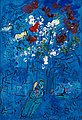 MARC CHAGALL, "Le Bouquet au-dessus de Vence".