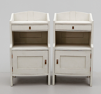 402887. SÄNGBORD, 1 par, 1900-talets mitt.