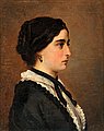 ALBERT EDELFELT, "A YOUNG WOMAN IN BLACK". ...