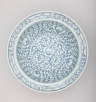 404167. BÅLSKÅL, porslin, Kina, 1800-1900-tal.