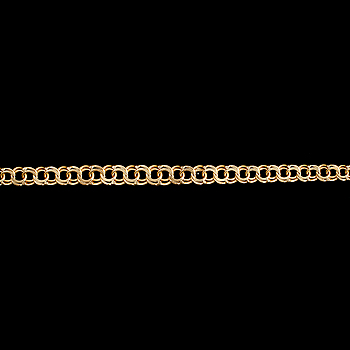 404903. COLLIER, 18 k guld, bismarcklänk. Vikt ca 17 gram.
