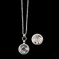 ELIS KAUPPI, A PENDANT AND A RING, silver w...