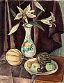 AGDA HOLST, Still life with fruits and flow...