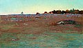 ARTHUR BIANCHINI, Landscape in setting sun....