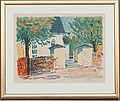 ALFRED WILLIAM FINCH, färglitografi, Frenck...