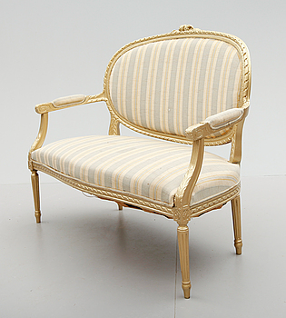 409901. SOFFA, gustaviansk stil, 1900-talets mitt.