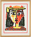 PABLO PICASSO, efter, färglitografi, stämpe...