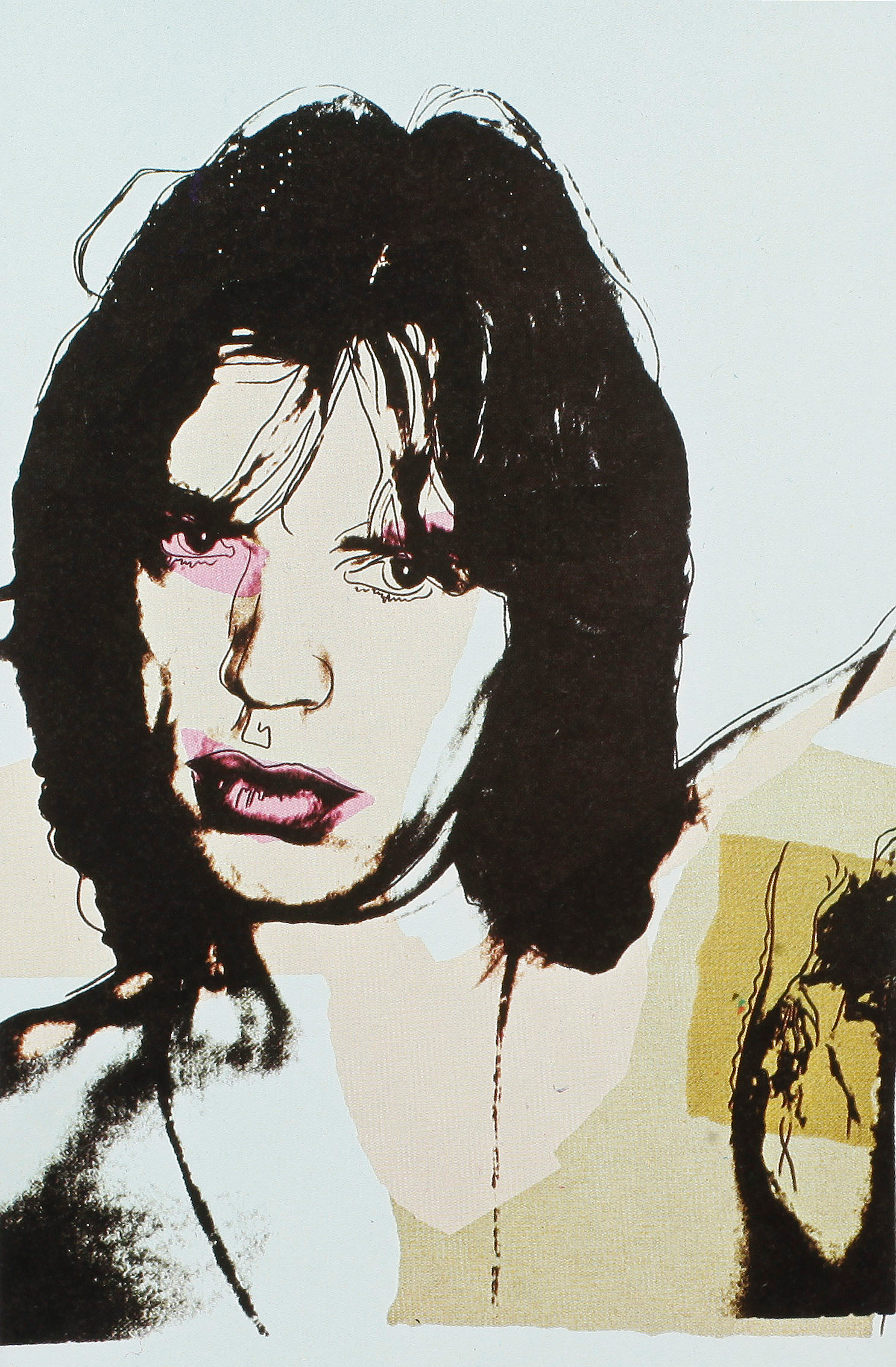 ANDY WARHOL Mick Jagger Castelli Graphics 1975 Signerad Bukowskis andy-warhol-mick-jagger-castelli-graphics-1975-signerad-bukowskis