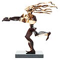 TIMO SOLIN, Running woman. Signed Timo Soli...