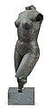 MATTI HAUPT, TORSO. Bronze, height 116 cm.