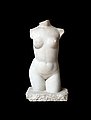 MATTI HAUPT, TORSO. Sign. Roma 1938. Marble...