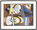 ALBERT JOHANSSON, färgserigrafier, 2 st. Si...