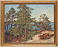 GOTTFRID KALLSTENIUS, oljemålning på duk. S...