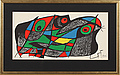 JOAN MIRÓ, färglitografi, signerad i trycket.