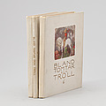 BÖCKER, 3 st, "Bland tomtar och troll", 191...