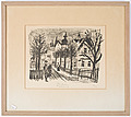 OLLE OLSSON-HAGALUND, litografi, signerad 1...