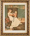 ALBERT EDELFELT, efter, litografiskt tryck,...