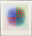 VICTOR VASARELY, färglitografi, signerad oc...