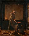 PEHR HILLESTRÖM, Interior of a smithy. Sign...