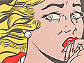 ROY LICHTENSTEIN, "Crying girl" mailer, aff...