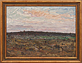GOTTFRID KALLSTENIUS, olja på pannå, signerad.